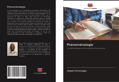 Phénoménologie - Joseph Omoregbe
