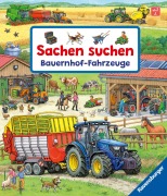 Cover-Bild zum Titel 'Sachen suchen - Bauernhof-Fahrzeuge' von 'Susanne Gernhäuser'