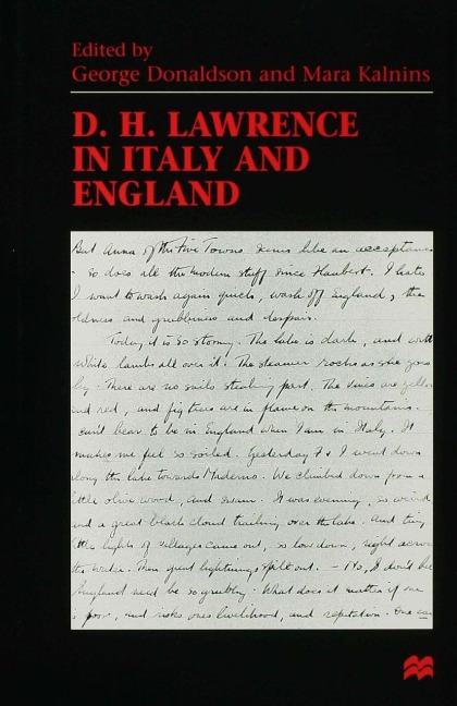 D. H. Lawrence in Italy and England - 