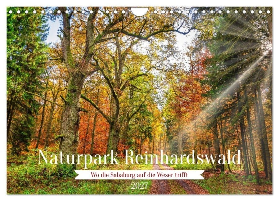 Naturpark Reinhardswald - Wo die Sababurg auf die Weser trifft (Wandkalender 2027 DIN A4 quer), CALVENDO Monatskalender - Reinhardt Strobel