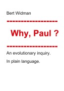 Cover-Bild zum Titel 'Why, Paul?' von 'Albert J. Widmann'