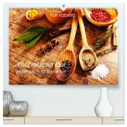 Küchenkalender Vegetarisch für Genießer 2026 (hochwertiger Premium Wandkalender 2026 DIN A2 quer), Kunstdruck in Hochglanz - Ralf Kabelitz