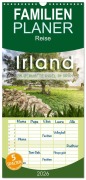 Cover-Bild zum Titel 'Familienplaner 2026 - Irland - Zauberhafte Insel in grün mit 5 Spalten (Wandkalender, 21 x 45 cm) CALVENDO' von 'Monika Schöb'