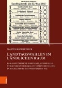 Cover-Bild zum Titel 'Landtagswahlen im ländlichen Raum' von 'Martin Buchsteiner'