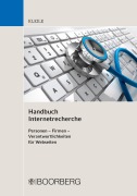 Cover-Bild zum Titel 'Handbuch Internetrecherche' von 'Martin Kleile'