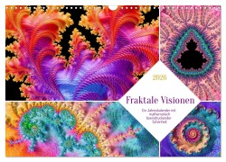 Cover-Bild zum Titel 'Fraktale Visionen (Wandkalender 2026 DIN A3 quer), CALVENDO Monatskalender' von 'Michael Fischer'