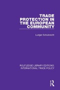 Cover-Bild zum Titel 'Trade Protection in the European Community' von 'Ludger Schuknecht'