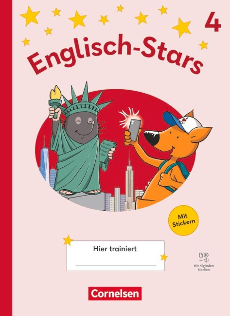 Englisch-Stars 4. Schuljahr - Allgemeine Ausgabe 2025 - Übungsheft - 
