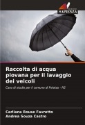Cover-Bild zum Titel 'Raccolta di acqua piovana per il lavaggio dei veicoli' von 'Carliana Rouse Favretto, Andrea Souza Castro'