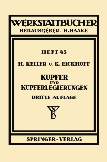 Kupfer und Kupferlegierungen - K. Eickhoff, H. Keller