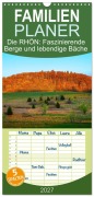 Cover-Bild zum Titel 'Familienplaner 2027 - Die RHÖN: Faszinierende Berge und lebendige Bäche mit 5 Spalten (Wandkalender, 21 x 45 cm) CALVENDO' von 'Manfred Hempe'