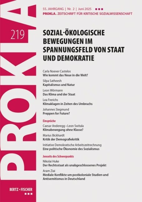 PROKLA 219 / 55. Jg., Heft 2, Juni 2025 - 