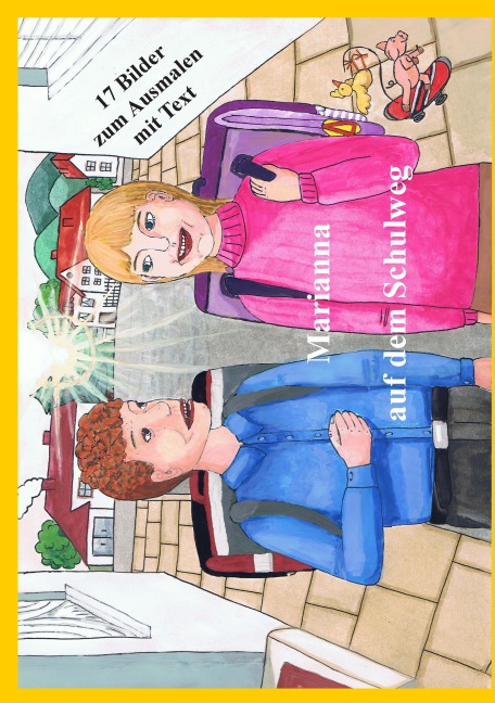 Marianna auf dem Schulweg - Waltraud Luig