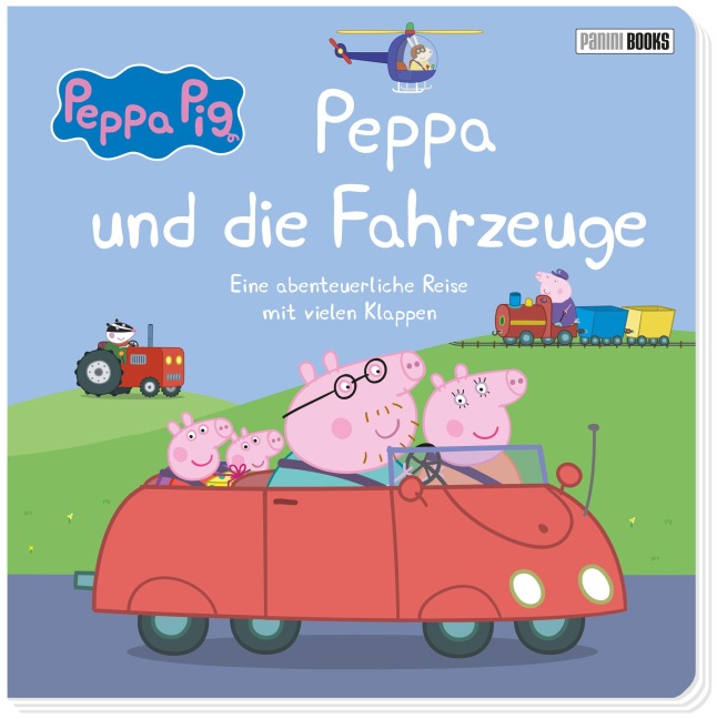 Peppa Pig: Peppa und die Fahrzeuge - Eine abenteuerliche Reise mit vielen Klappen - Panini