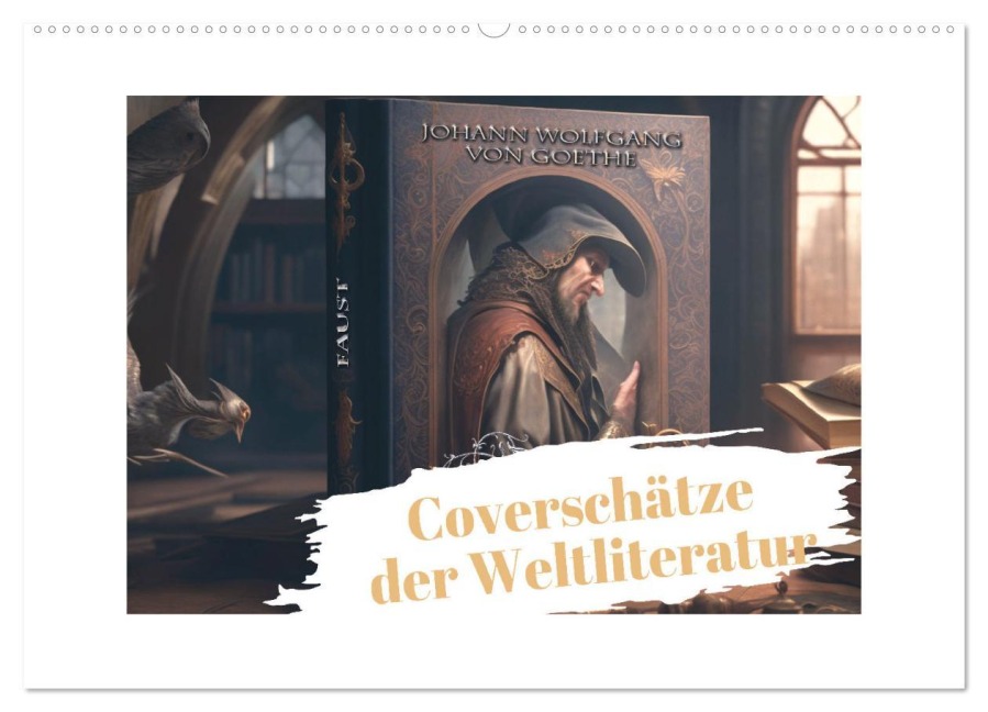 Coverschätze der Weltliteratur (Wandkalender 2026 DIN A2 quer), CALVENDO Monatskalender - Silvia Siebler-Ferry