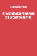 Cover-Bild zum Titel 'Eine Kindheitserinnerung des Leonardo da Vinci' von 'Sigmund Freud'