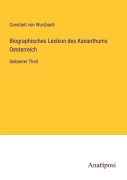 Cover-Bild zum Titel 'Biographisches Lexikon des Kaiserthums Oesterreich' von 'Constant Von Wurzbach'
