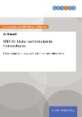 Cover-Bild zum Titel 'IFRS für kleine und mittelgroße Unternehmen' von 'A. Kaindl'