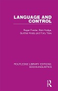 Cover-Bild zum Titel 'Language and Control' von 'Roger Fowler, Gunther Kress, Bob Hodge, Tony Trew'