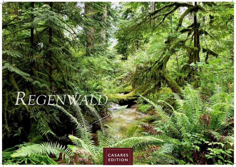 Regenwald Kalender 2027 - Wandkalender | Fotokalender Naturkalender 24x35cm | Wunderschöne Fotos tropischer Wälder und Landschaften - 