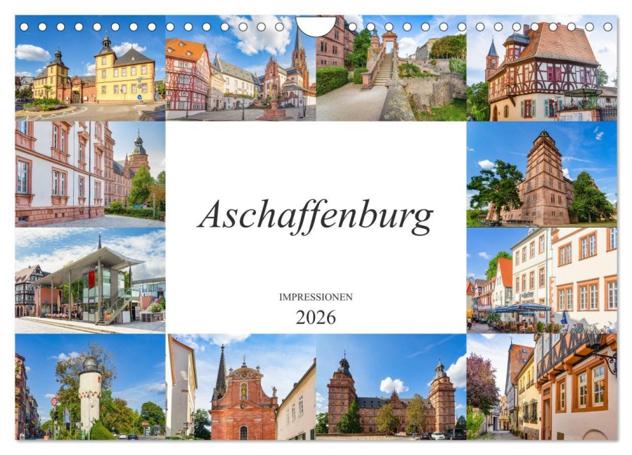 Aschaffenburg Impressionen (Wandkalender 2026 DIN A4 quer), CALVENDO Monatskalender - Dirk Meutzner