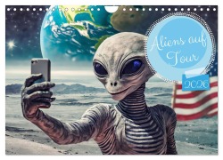 Cover-Bild zum Titel 'Aliens auf Tour (Wandkalender 2026 DIN A4 quer), CALVENDO Monatskalender' von 'Sell Pixs:Sell'