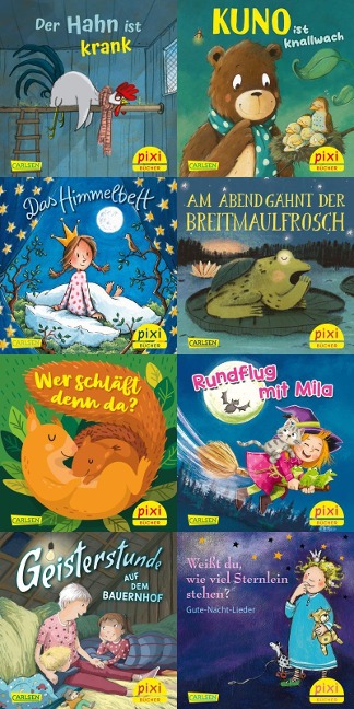 Pixi-Box 292: Schlaf schön mit Pixi (8x8 Exemplare) - 