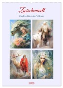 Cover-Bild zum Titel 'Zwischenwelt. Wandeln hinter den Schleiern (Wandkalender 2026 DIN A2 hoch), CALVENDO Monatskalender' von 'Rose Hurley'