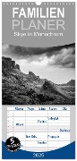 Familienplaner 2025 - Skye in Monochrom mit 5 Spalten (Wandkalender, 21 x 45 cm) CALVENDO - Michiel Mulder Corsa Media