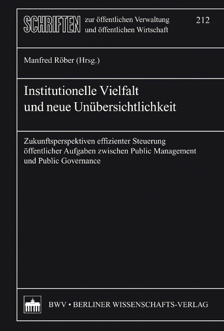 Institutionelle Vielfalt und neue Übersichtlichkeit - Manfred Röber