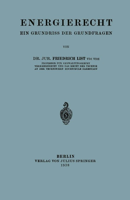Energierecht - Friedrich List