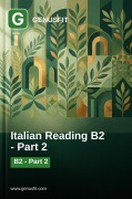 Cover-Bild zum Titel 'GenusFit: Italian Reading B2. Part 2/3' von 'GenusFit Editors Office'