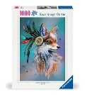 Cover-Bild zum Titel 'Erwachsenenpuzzle 1000 Teile - Boho Fuchs' von ''