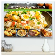 Cover-Bild zum Titel 'Herzhafte Kartoffeln. Leckeres aus der Super-Knolle (hochwertiger Premium Wandkalender 2026 DIN A2 quer), Kunstdruck in Hochglanz' von 'Rose Hurley'