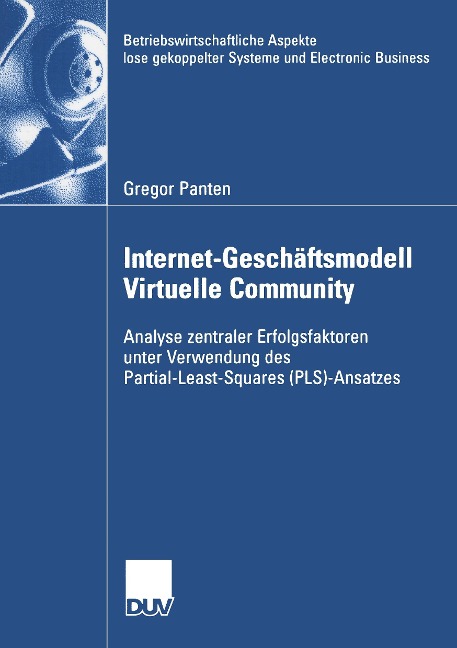 Internet-Geschäftsmodell Virtuelle Community - Gregor Panten