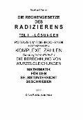 Cover-Bild zum Titel 'RADIZIEREN - TEIL II - LÖSUNGEN zum Abschlusstest' von 'Reinhard Pantel'