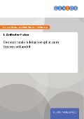 Cover-Bild zum Titel 'Der nationale Allokationsplan zum Emissionshandel' von 'I. Zeilhofer-Ficker'