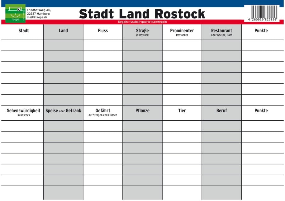 Rostock "Stadt Land Rostock" - 