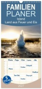 Cover-Bild zum Titel 'Familienplaner 2027 - Island - Land aus Feuer und Eis mit 5 Spalten (Wandkalender, 21 x 45 cm) CALVENDO' von 'Steffi Blochwitz - Nordlichtphoto. Com'