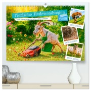 Cover-Bild zum Titel 'Tierische Redewendungen - Ein Kalender voller Sprüche und Sprachbilder (hochwertiger Premium Wandkalender 2026 DIN A2 quer), Kunstdruck in Hochglanz' von 'Anja Frost'