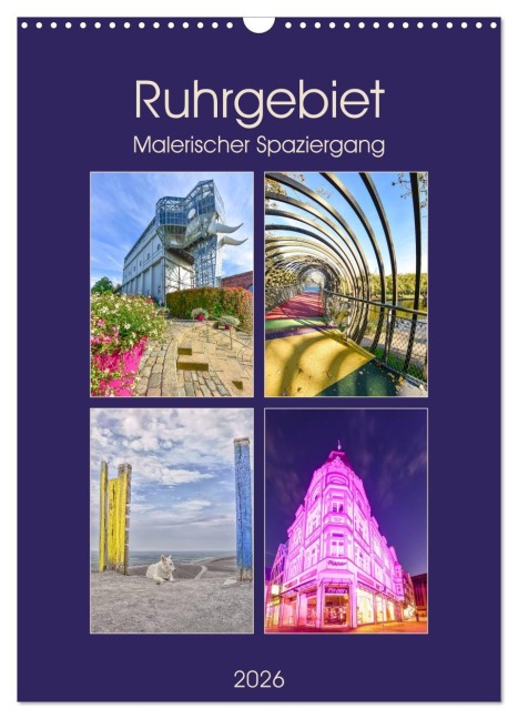 Ruhrgebiet - Malerischer Spaziergang (Wandkalender 2026 DIN A3 hoch), CALVENDO Monatskalender - Bettina Hackstein