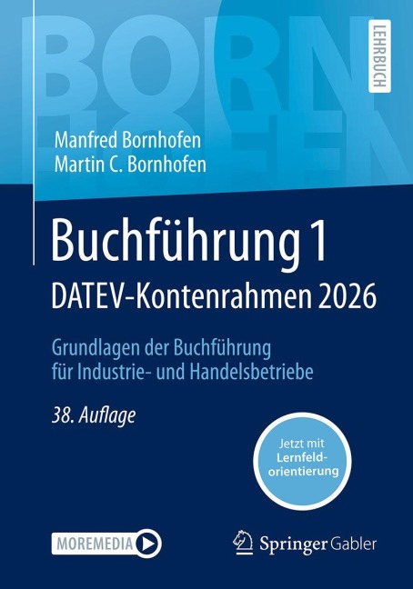 Buchführung 1 DATEV-Kontenrahmen 2026 - Manfred Bornhofen, Martin C. Bornhofen