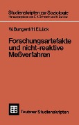 Cover-Bild zum Titel 'Forschungsartefakte und nicht-reaktive Meßverfahren' von 'H. E. Lück'