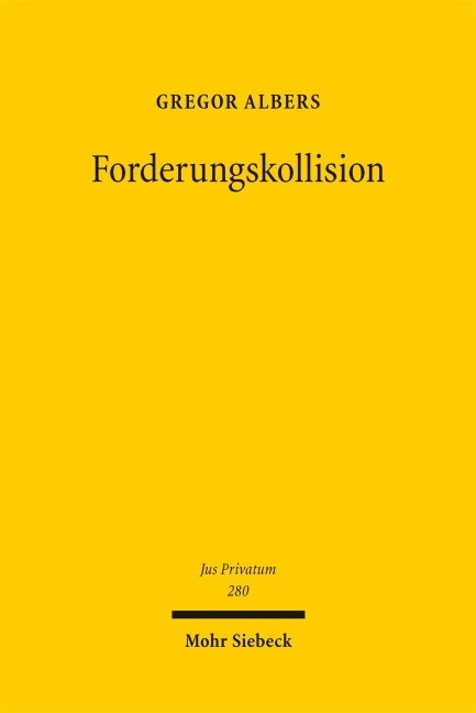 Forderungskollision - Gregor Albers