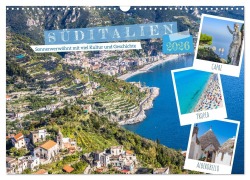 Cover-Bild zum Titel 'Süditalien - Sonnenverwöhnt mit viel Kultur und Geschichte (Wandkalender 2026 DIN A3 quer), CALVENDO Monatskalender' von 'Dieter Meyer'