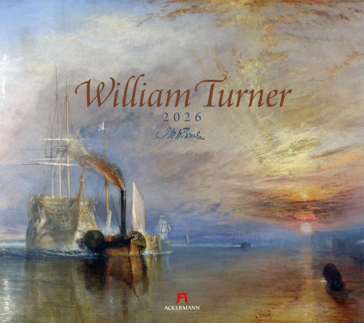 William Turner Kalender 2026 - William Turner, Ackermann Kunstverlag GmbH