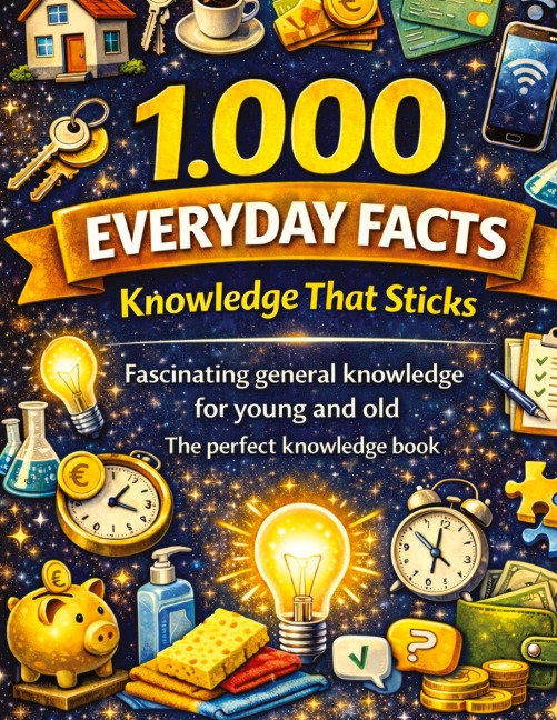 1,000 everyday facts - knowledge that sticks - Dominik Mikulaschek