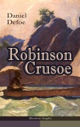 Cover-Bild zum Titel 'Robinson Crusoe (Illustrierte Ausgabe)' von 'Daniel Defoe'