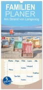 Cover-Bild zum Titel 'Familienplaner 2027 - Am Strand von Langeoog mit 5 Spalten (Wandkalender, 21 x 45 cm) CALVENDO' von 'Dietmar Scherf'