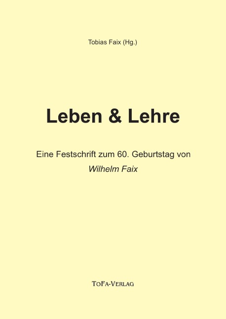 Leben + Lehre - Tobias Faix